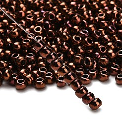 トーホー 3/0ラウンドビーズ  日本製シードビーズ  （ダークブロンズ222)個  5.5mm  穴：1.9mm  約300個/50g&nbsp;SEED-XTR03-0222