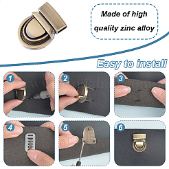 Застежки-защелки из цинкового сплава&nbsp;FIND-DR0001-49