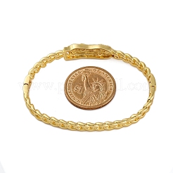 Браслеты с подвесками из латуни с микропаве из кубического циркония BJEW-H624-04G