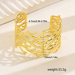 Bracelets manchettes en laiton creux pour femmes&nbsp;JS8489-2