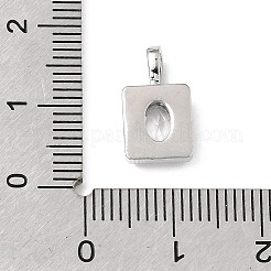 Breloques en laiton zircon cubique transparent&nbsp;KK-N290-10P