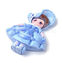 Мультяшные девушки из непрозрачной смолы декодируют кабошоны&nbsp;RESI-S392-02A-02