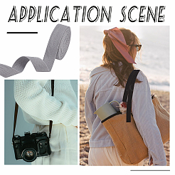 30 ярд двухцветной плоской поликоттоновой ленты OCOR-GA0001-69