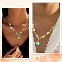 32 шт. 8-х цветные светящиеся бусины ручной работы в виде фруктов&nbsp;LAMP-PA0001-28