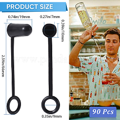 90 шт. крышка для бутылок с ликером из термопластичного эластомера FIND-CP0002-02