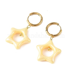 Ohrstecker aus Acryl und Edelstahl 202&nbsp;EJEW-JE07448