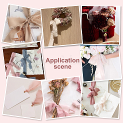 5 рулон 5-х цветов полиэфирной потрепанной ленты OCOR-PH0002-79