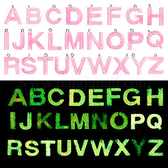 26 шт. 26-х стилевые подвески из светящейся смолы RESI-TA0003-68B