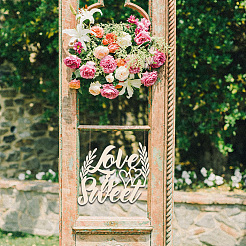 Креативное настенное украшение из натурального дерева WOOD-WH0041-019