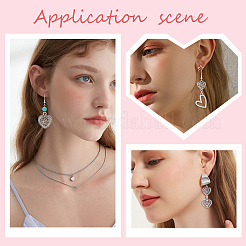 Подвески из сплава в тибетском стиле TIBE-SC0001-81