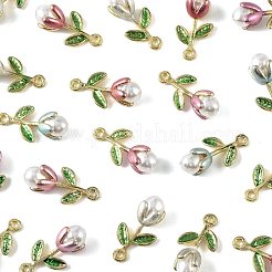 20 шт. подвески из двухцветного сплава с эмалью&nbsp;ENAM-FS0004-07