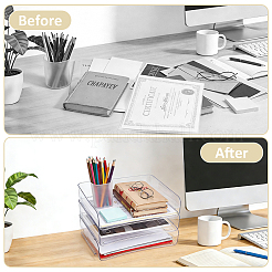 Soportes de escritorio transparentes para mascotas&nbsp;AJEW-WH0609-786B