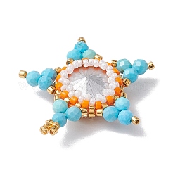 Подвески из стекла и бисера&nbsp;PALLOY-MZ00259