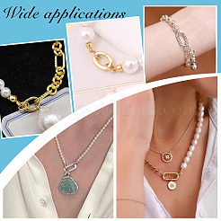 2 шт. 2 цвета 925 застежки-пружинки из стерлингового серебра&nbsp;STER-PH0004-02