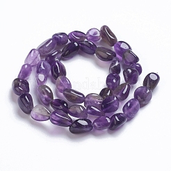 Природный аметист нитей бисера G-G841-A02