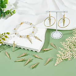 Сплав шкентелей сеттинги горный хрусталь&nbsp;FIND-AR0002-56