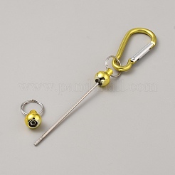 Алюминий со скалолазными карабинами AJEW-SZC0001-13E