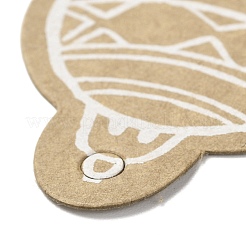 Etiquetas de regalo de papel kraft de tema navideño&nbsp;CDIS-L008-A03