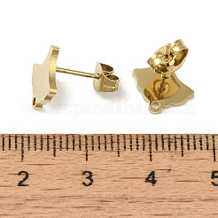 Ионное покрытие (ip) 304 нержавеющая сталь гвоздики фурнитура для сережек STAS-I206-81G