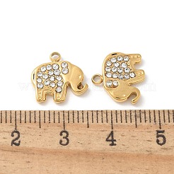 Подвески из нержавеющей стали 304 со стразами STAS-Z122-49G