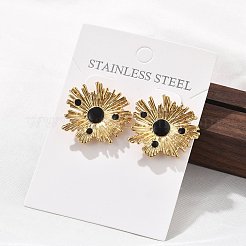 Серьги-гвоздики из нержавеющей стали 304 для женщин&nbsp;LS-EJEW-K306-31G