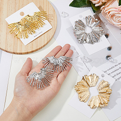 4 пара сережек-гвоздиков из сплава 4 стилей&nbsp;EJEW-FI0002-66