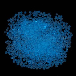 Perline rotonde di semi di vetro trasparente luminoso&nbsp;GLAA-F124-D02-B