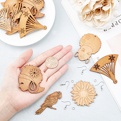 Наборы для изготовления сережек с подвесками своими руками&nbsp;DIY-FH0001-35