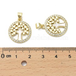 Латунные микро проложить кубического циркония подвески&nbsp;KK-D384-06G-03