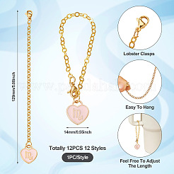 1 набор эмалевых подвесок для бокалов для вина&nbsp;HJEW-TA0001-16B