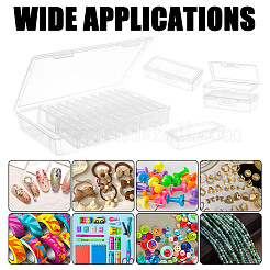 25 шт. 2 пластиковых контейнера для бусин CON-GA0001-21