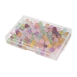 160 шт. подвески из матового прозрачного стекла&nbsp;PALLOY-ME00024