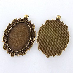 Подвески для размещения кабошонов&nbsp;TIBEP-M018-12AB-NF