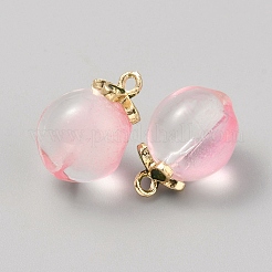 Pendentifs en verre&nbsp;GLAA-WH0035-41G-03