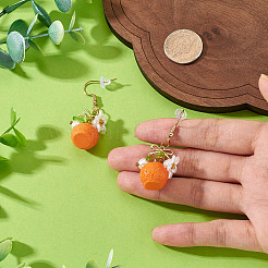 Boucles d'oreilles pendantes en acier inoxydable 304&nbsp;EJEW-TAC00031-03
