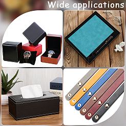 Ткань из матовой искусственной кожи DIY-WH0622-061E