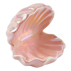 Фарфоровая тарелка для украшений в форме ракушки AJEW-WH20080-08B