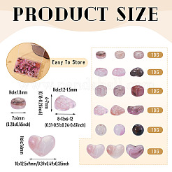 60 г 6 стиля прозрачных акриловых бусин&nbsp;TACR-TA0001-63A