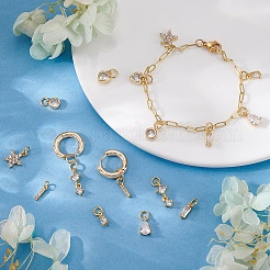 Наборы для изготовления сережек-колец из латуни&nbsp;GLAA-PH0033-52