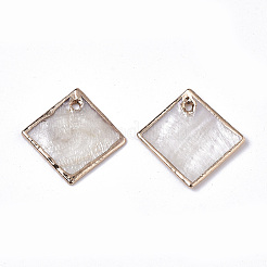 Подвески из натуральных ракушек Capiz&nbsp;LS-SHEL-N026-14