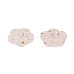 Perles acryliques opaques style pierre marbrée&nbsp;LS-OACR-G009-06B