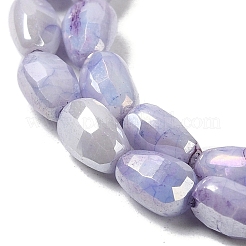 Стеклянные бусины с гальваническим покрытием &nbsp;GLAA-D013-05E