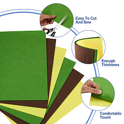 9 лист 3-х цветного нетканого материала&nbsp;DIY-TA0013-43A
