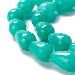 Natürliche weiße Jade perlen Stränge&nbsp;G-O029-07A-02
