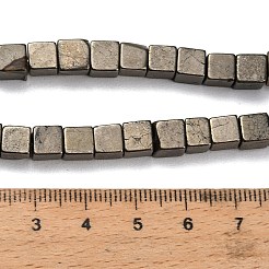 Stränge aus natürlichen Goldpyritperlen&nbsp;G-F833-F01-01