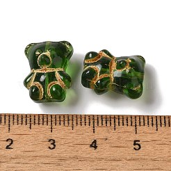 Прозрачные бусины лэмпворк LAMP-P065-06A-03