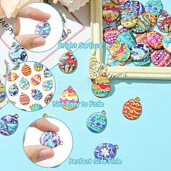 Подвески из сплава с принтом в 40 стилях&nbsp;FIND-CJ0011-18