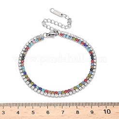 Многорядные браслеты из нержавеющей стали 304 BJEW-C103-03P