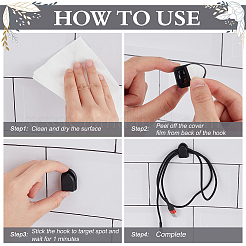 40 шт. мини-крючки для автомобиля из смолы AJEW-CP0008-52