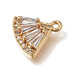 Messing micro pave klar zirkonia charme&nbsp;CU-K001-08G